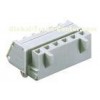 250V 16A Angled Female MCS Connector With Snap-in Mounting Feet