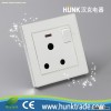 1 gang British Air conditioner 15A switch socket with led push button electrical wall switch brand