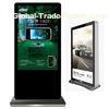 Custom Touch screen Floor Standing Digital Signage 450cd / m2 plug and play