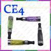 3.3V - 4.2V Colorful Transfer Vaporizers Mini Vaporizer CE4 Cartomizer With 600 Puffs