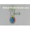 Metal Dome Flat Push Button LED Membrane Switch IP67 With Short Tail