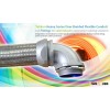 Delikon Heavy Series Over Braided Flexible Conduit and Fittings for steel industry automation cablin
