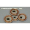 Small 3M Glue LF /HF RFID Disc Tag Sticker with Mifare-One S50 and EM 4102 Chips
