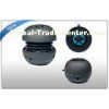 Mono Black USB Mini Speakers For Laptop , Portable 2 Channels Capsule Speaker