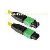 SM / MM FTTH MTP Patch Cord Fiber Optic 7.8mm Ferrule, Flat Cable / Round Cable