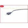 Black Micro To USB retractable computer cables 3.5mm USB Plug for For DVD , Audio , Video