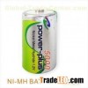 High Capacity Size D 5000mAh/1.2v Rechargeable Nimh Battery pack