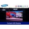 P10 3-IN-1 SMD 8 Bit Curtain LED Display Panel Full Color , 10000 Pixels/