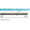 2m to 6m Drill Extension Rod Top Hammer Drilling , 32mm - 52mm Diameter