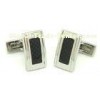 Classic Engagement Steel Carbon Fiber Cufflinks for Men Blouse 25g