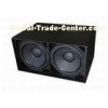 Dual 18 Inch LF Drivers Concert Sound Equipment , Subwoofer Speaker