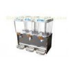 Triple Tank Commercial Automatic Beverage Dispenser Fruit Juice Dispensers 18 Liter