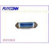 24 Pin Champ PCB Straight Receptacle Centronics Connector , Female Connector
