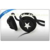 Colorful promotional Wired MP3 sports neckband headphones with mic