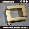 L shape Right angle cast brass heater for mould heating