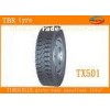 10.00R20 block radial ply tires OD 1065 / 18PR all terrain truck tires 7.5 rim