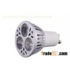 Energy Saving 85 - 265V / 50HZ / GU10 / 3W LED Spot Light Bulb for Shopping Malls Teashops