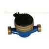 1.6 Mpa Blue Small Residential Vane Wheel Water Meter , Dry Dial Magnet Drive