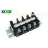 Pitch 19.00mm High Current Rail Mounted Terminal Block Connectors 600V 80A
