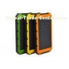 Multifunction 10000mah Solar High Capacity Power Bank 4 LED Lights