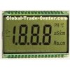 Custom 4 digital segment LCD Display , TN positive reflective LCD screen panel