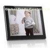 Plastic 12 inch Digital Photo Frames Motion Sensor With Calendar / Clock