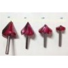 4 Pcs Shank 6*22mm V-Shaped 3D CNC Router Bits For for Acrylic PVC MDF 60 90 120 150 Degree