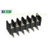 7.62mm 24 Poles Electrical Barrier Terminal Block for Server Site 300V 15A