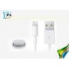 iPhone 5 Smartphone Accessories White Standard 1m Round Tube USB Cable