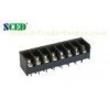 300V 15A Industrial Barrier Terminal Blocks With Right Angle Wire Inlet
