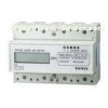 5A 10A 20A LCD Display Din Rail KWH Meter , 3 Phase Energy Meter
