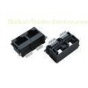 Top enter 2 port 8P8C SMT RJ45 connector , Modular RJ45 Surface Mount