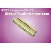 Low Voltage Differential Signaling Double Row Wire To Board Crimp Style Connectors 50 pin