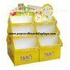 Yellow Custom Cardboard Candy Display For Supermarket and store