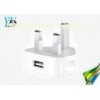 Travel Portable USB Power Adapter Smartphone Accessories 5V 1A UK Standard USB Plug
