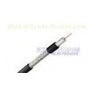 PVC 18 AWG CCS Bonded CATV Coax Cable MATV CCTV Black Coaxial Cable