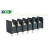 Black High Voltage Barrier Terminal Block 2 Way - 24 Way Pitch 7.62mm