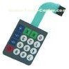 PC / PET Gloss Metal Dome Membrane Switch Waterproof For Apparatuses