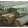 Our company  offer the high quality  Wooden untreated poles (pillars),   smooth peeled from bark.   