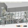 Wood log sawdust pellet line
