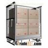Industrial Roll Storage Rack With Elastic Rubber Wheel For Material Distribution