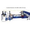 PE PP Plastic Recycling Machines / Plastic Film Water Ring Pelletizing Machinery