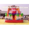 Cartoon Car Decoration Inflatable Slide Kids Outdoor Backyard Slide