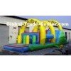 Huge Flame retardant Inflatable Obstacle Course fireproof plato TM For Kids