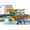Waterpark Equipment, Fiberglass Open / Close Spiral Slide, Custom Water Slides 11m Height