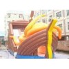 Huge Commercial 0.55mm Tarpaulin Inflatable Pirate Ship Slide For Adults