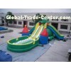 PVC Inflatable big turtle water slide for Water Park games