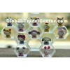 Cute Hello Kitty Cartoon Figurines / PVC Doll For Interior Decoration , Nontoxic