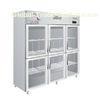 Stainless Steel 6 Door Commercial Refrigerator Freezer Energy Efficient