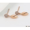 18k Gold Plated Chandelier Earrings, Anniversary Leafs Earrings, Pave Cuff Earrings